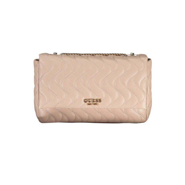 Guess Jeans Pink Polyethylene Handbag - Hilstor