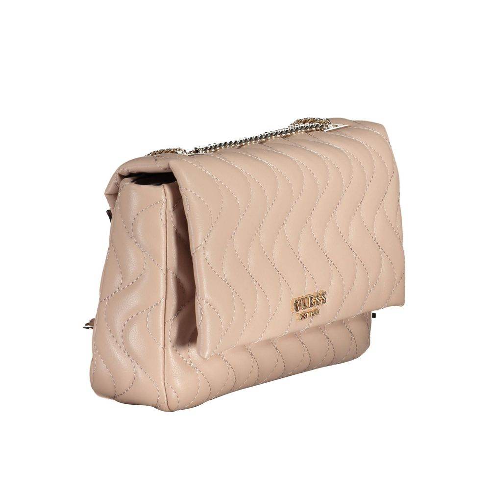 Guess Jeans Pink Polyethylene Handbag - Hilstor
