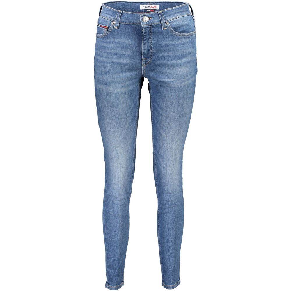 Tommy Hilfiger Blue Cotton Women Skinny Jean - Hilstor