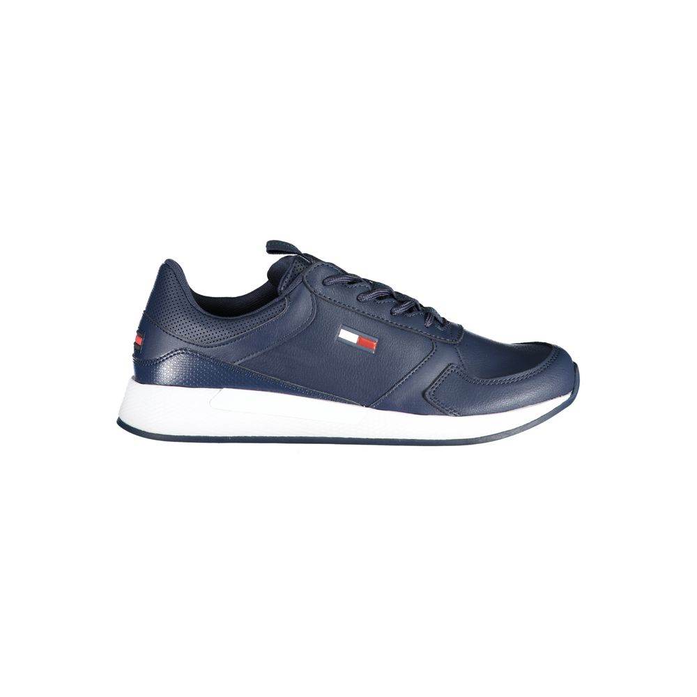 Tommy Hilfiger Blue Polyethylene Men Sneaker - Hilstor