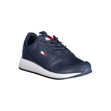 Tommy Hilfiger Blue Polyethylene Men Sneaker - Hilstor