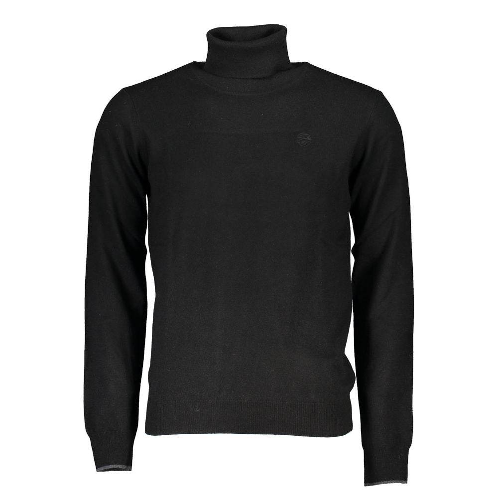 North Sails Black Polyamide Men Sweater - Hilstor