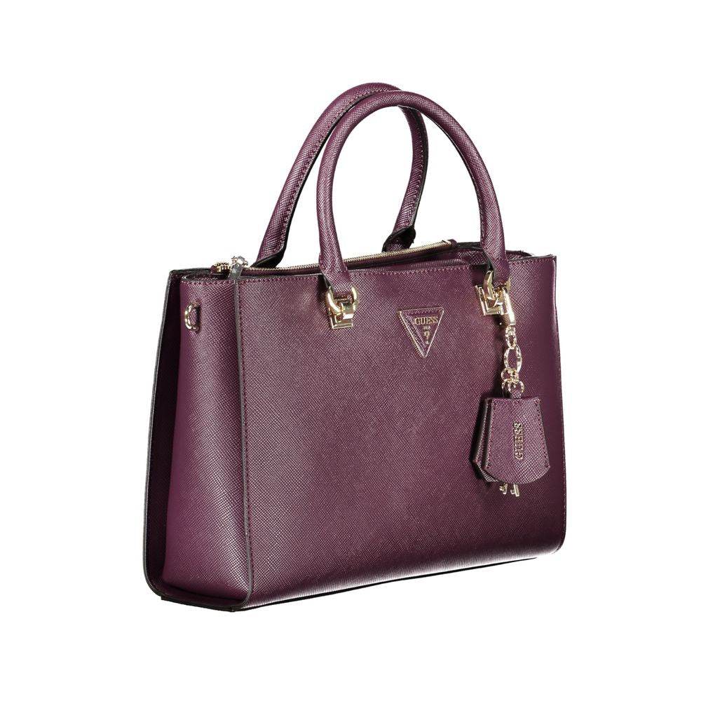 Guess Jeans Purple Polyethylene Handbag - Hilstor
