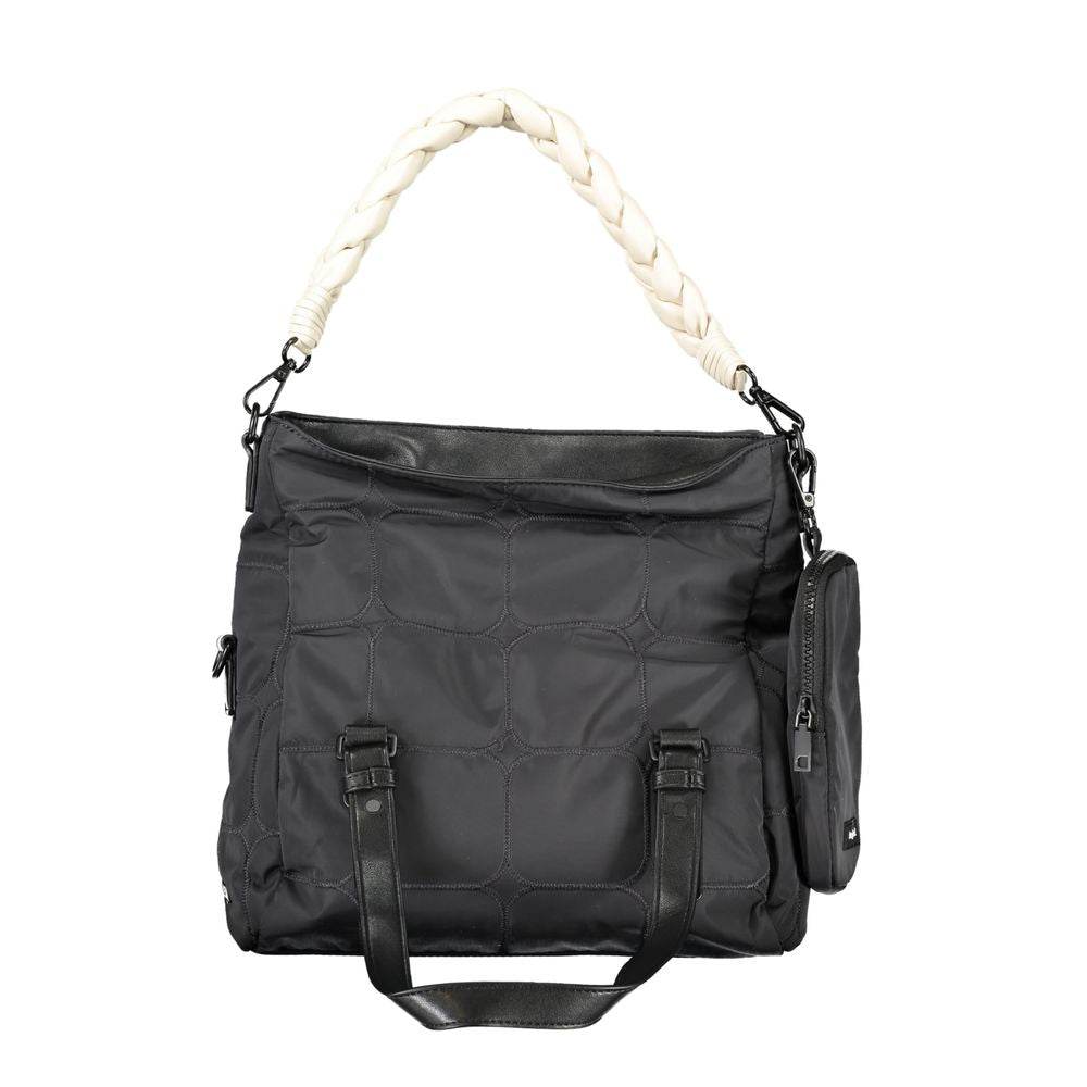 Desigual Black Polyester Handbag - Hilstor