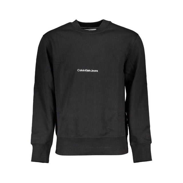 Calvin Klein Black Cotton Men Sweater - Hilstor