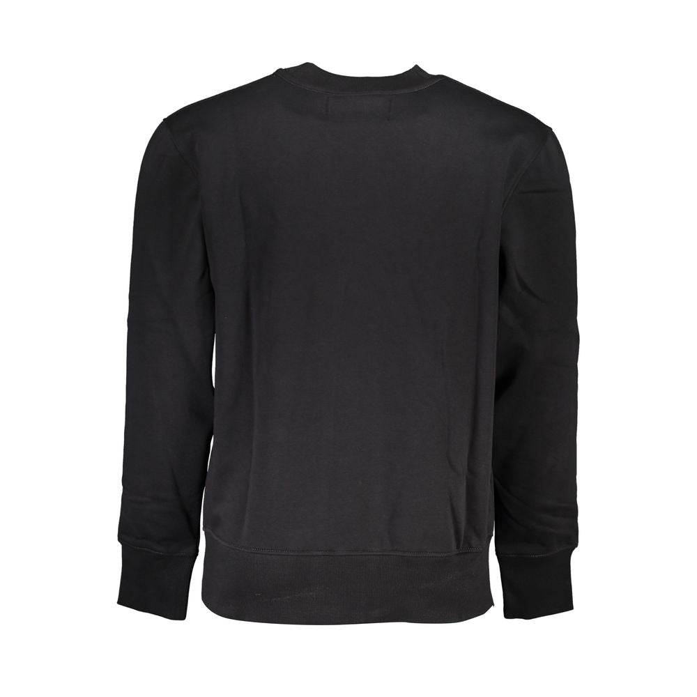 Calvin Klein Black Cotton Men Sweater - Hilstor
