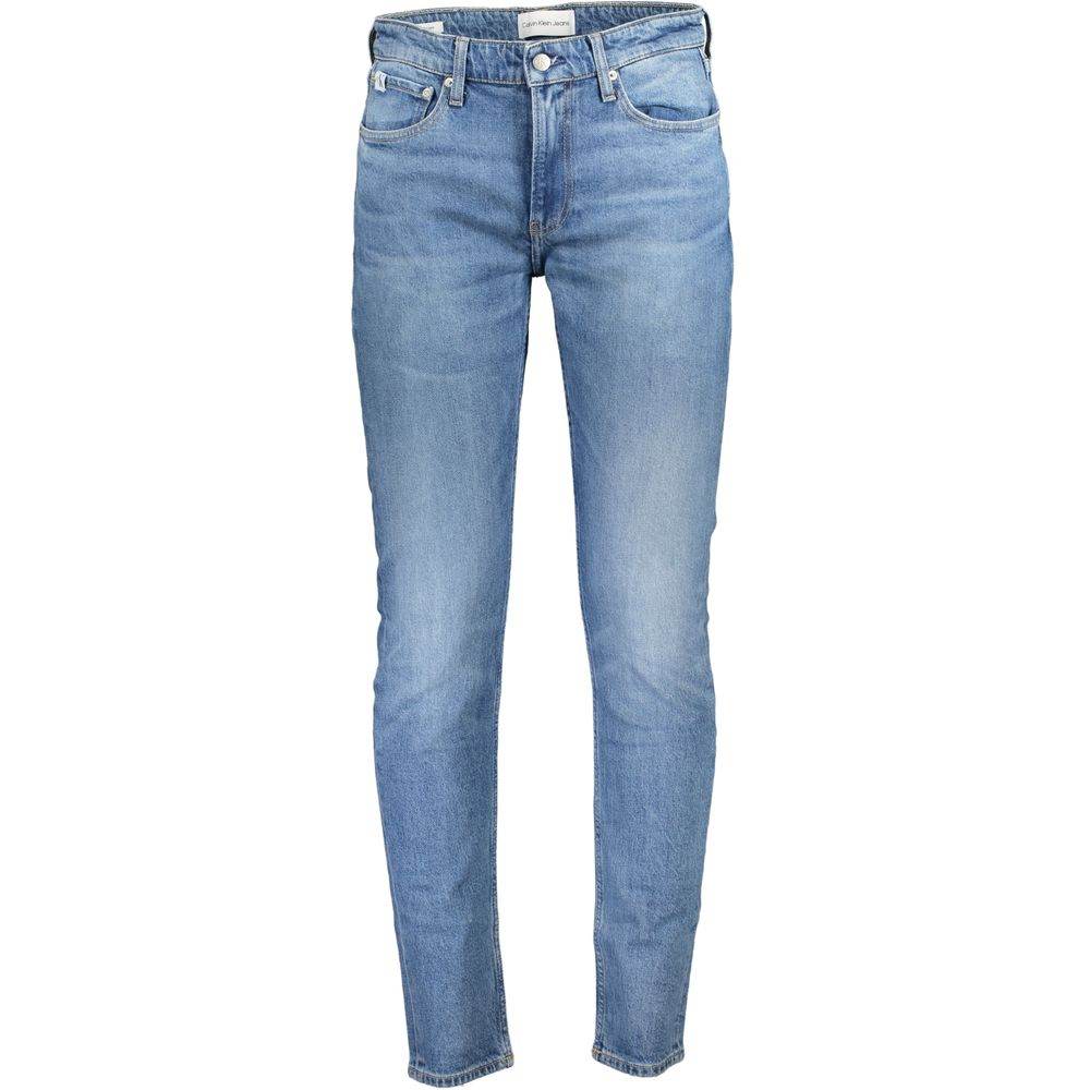 Calvin Klein Blue Cotton Men Jeans - Hilstor