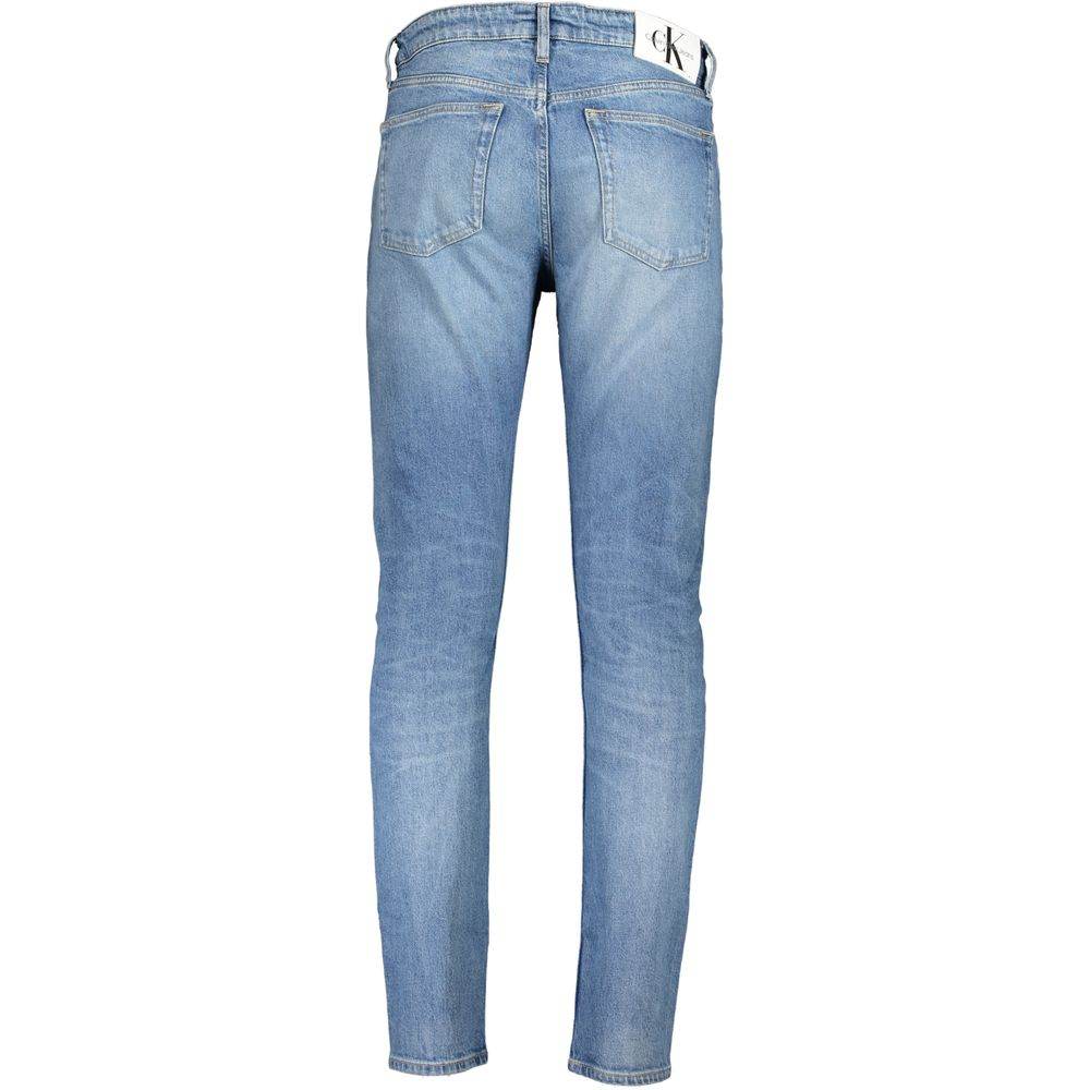 Calvin Klein Blue Cotton Men Jeans - Hilstor