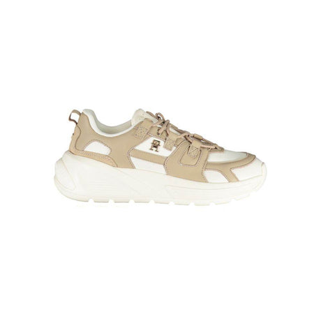 Tommy Hilfiger White Polyethylene Women Sneaker - Hilstor