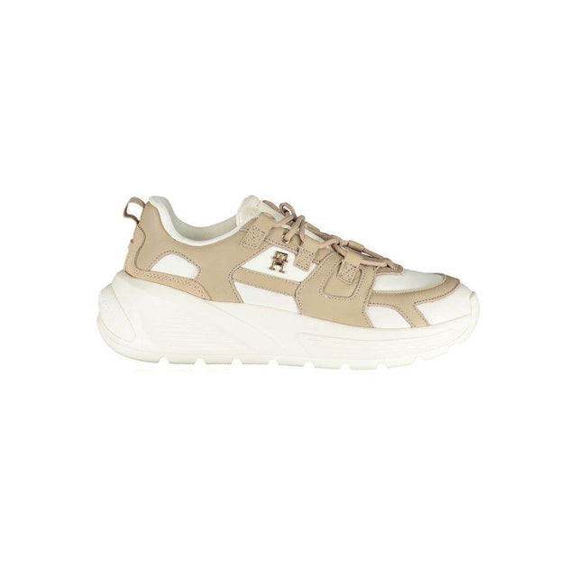 Tommy Hilfiger White Polyethylene Women Sneaker - Hilstor
