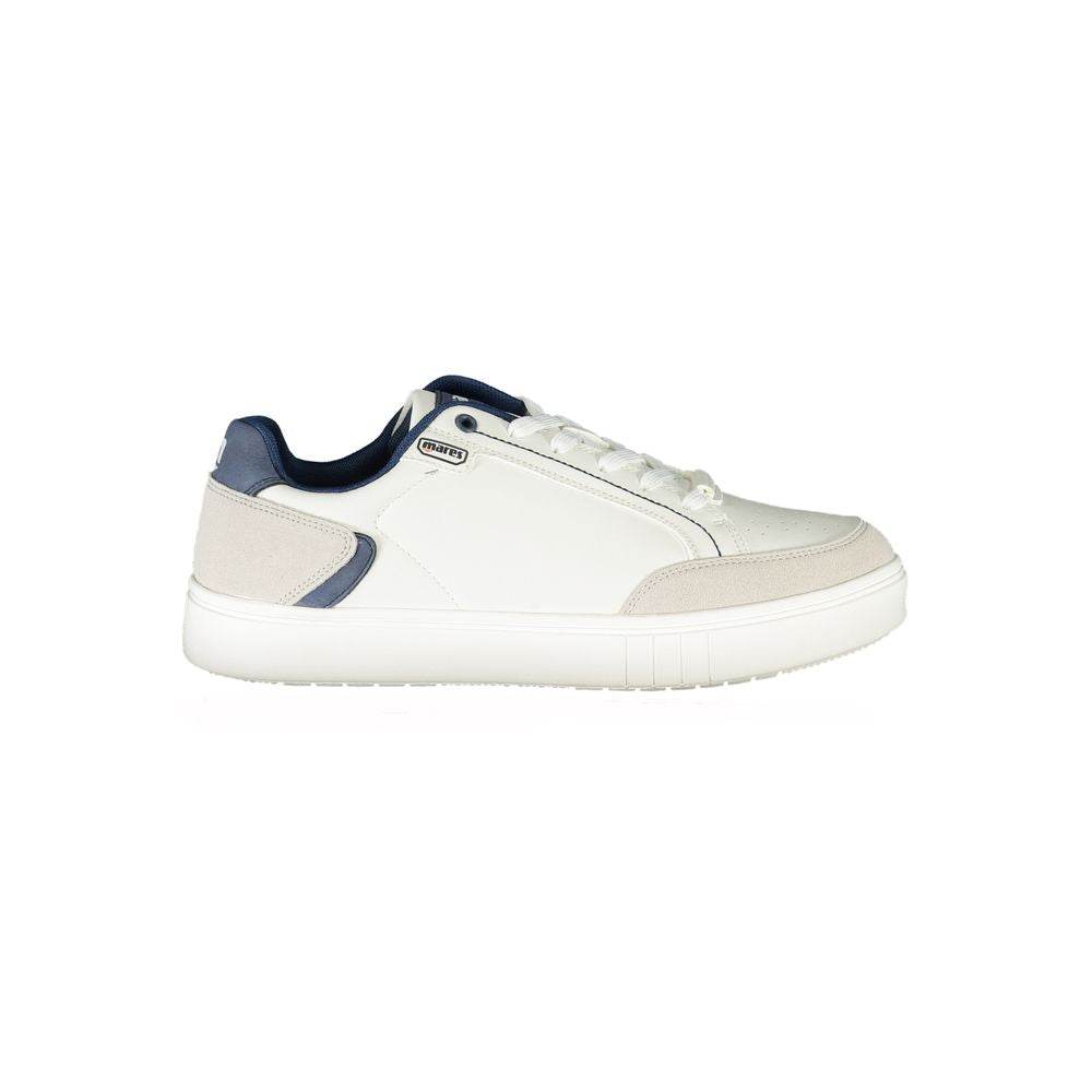 Mares White Polyester Sneaker - Hilstor