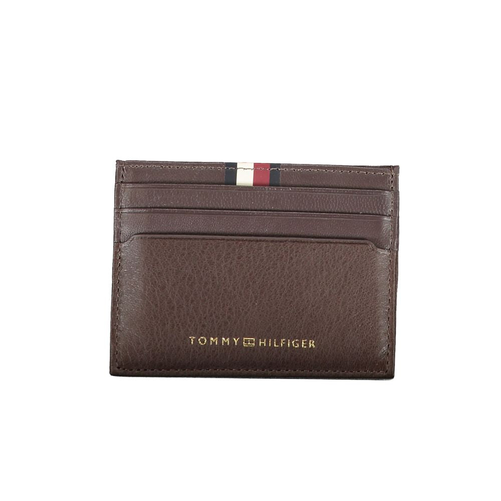 Tommy Hilfiger brun læder pung til mænd