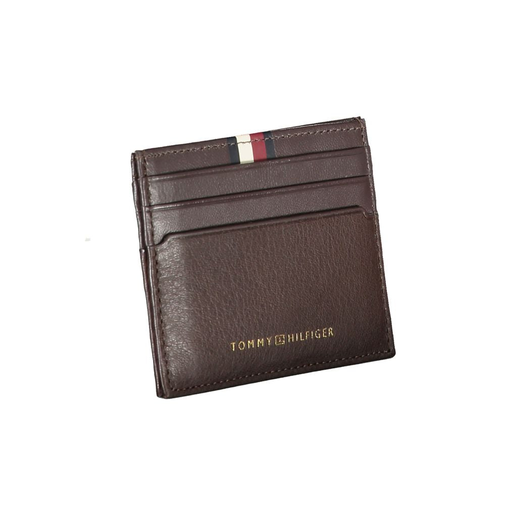Tommy Hilfiger brun læder pung til mænd