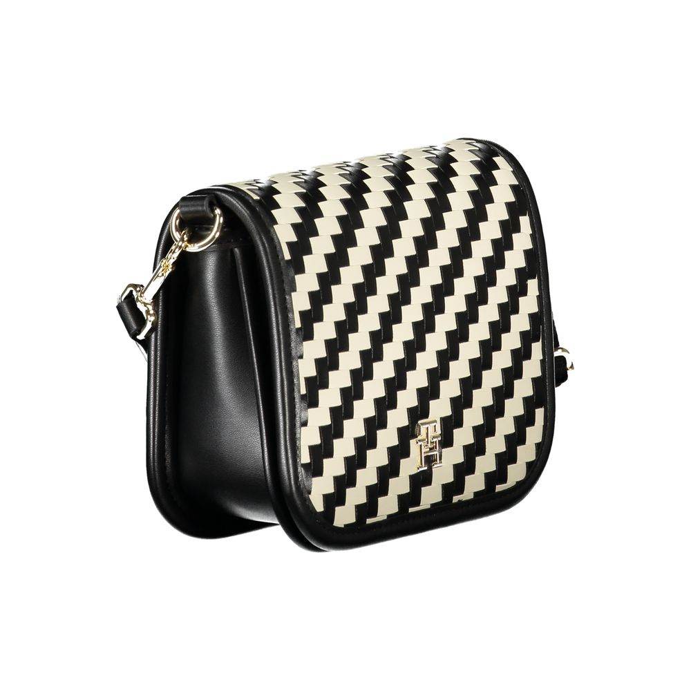 Tommy Hilfiger Black Polyester Handbag - Hilstor