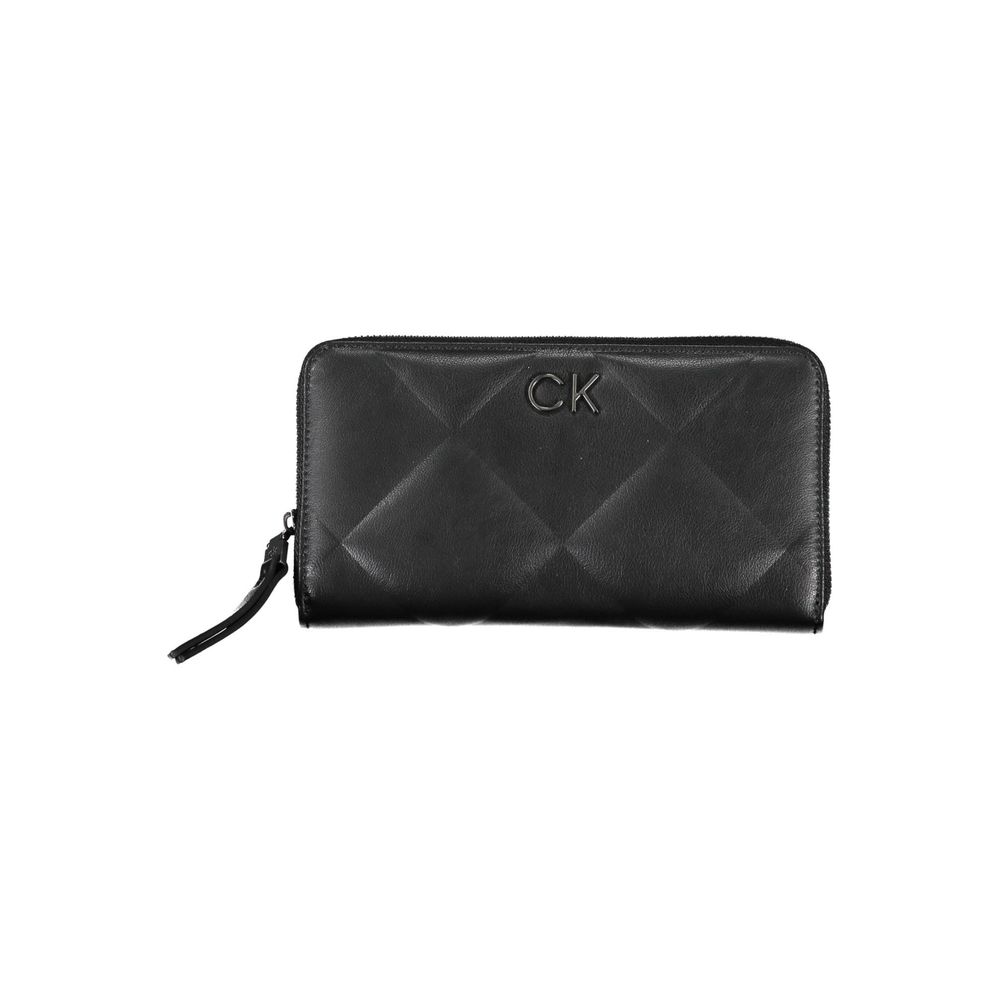 Calvin Klein elegant sort RFID-blokerende tegnebog med logo