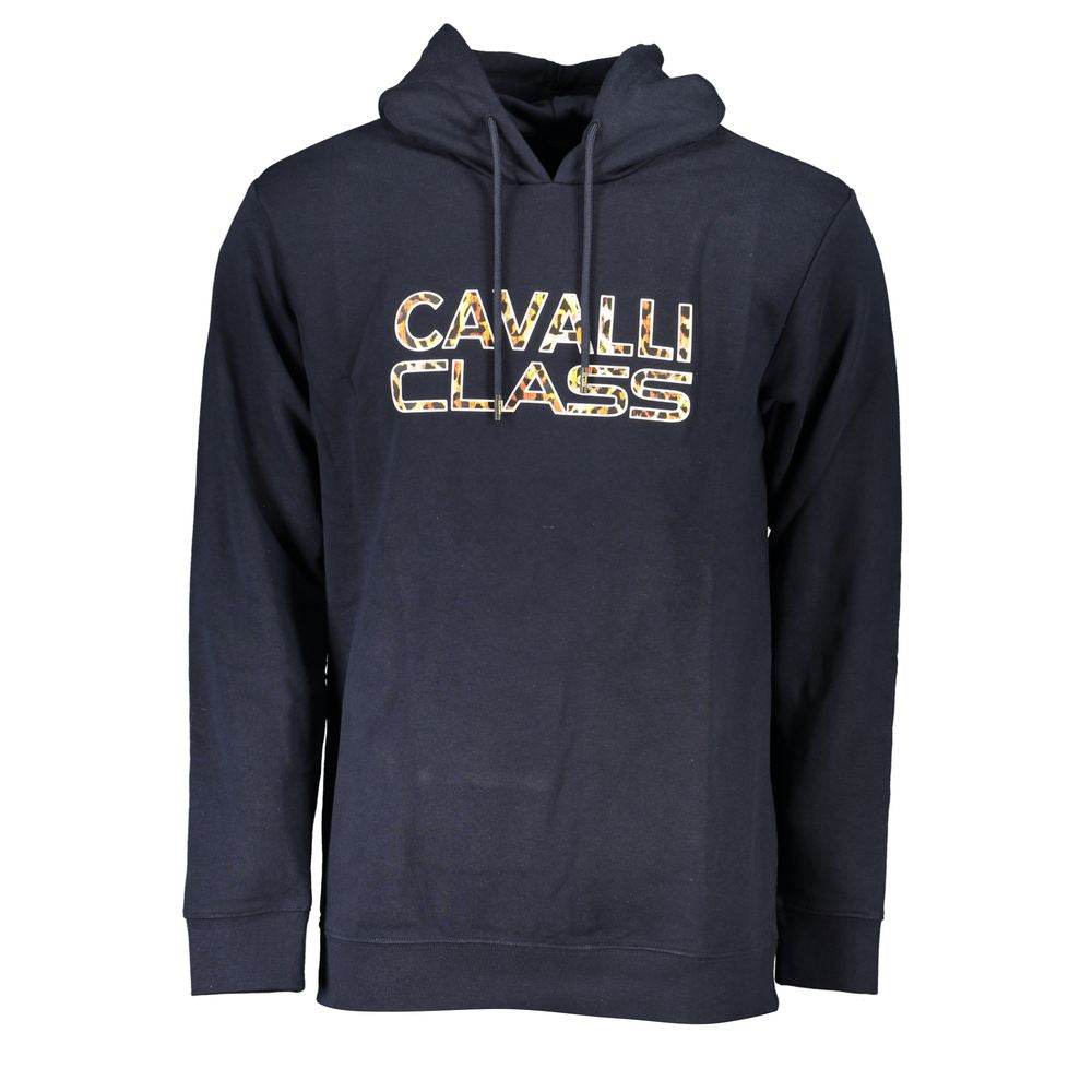 Cavalli Class Blue Cotton Men Sweater - Hilstor