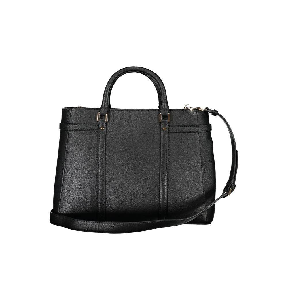 Guess Jeans Black Polyethylene Handbag - Hilstor