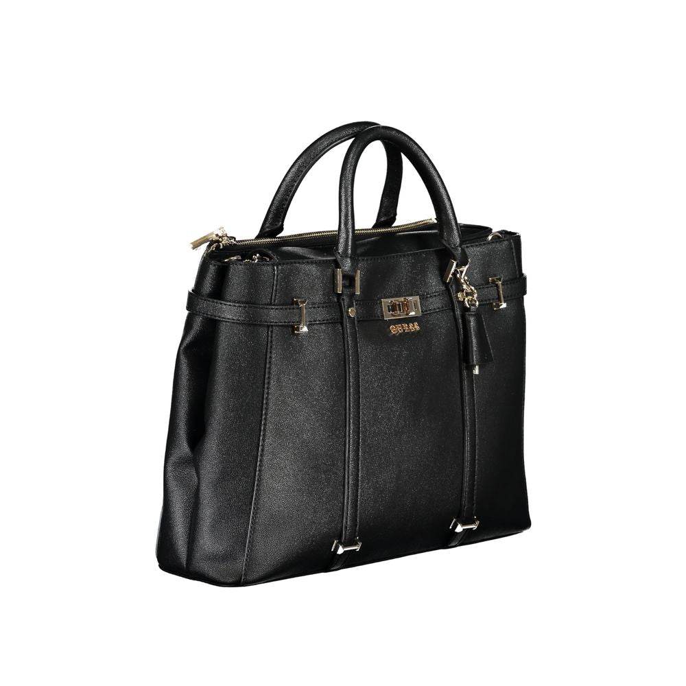 Guess Jeans Black Polyethylene Handbag - Hilstor