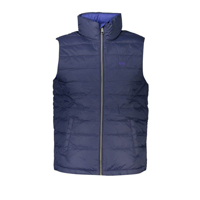La Martina Blue Polyamide Men Jacket - Hilstor