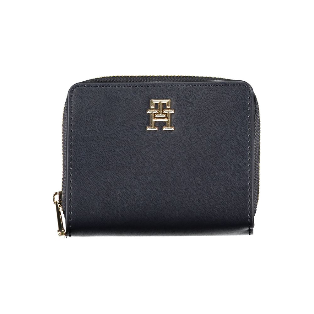 Tommy Hilfiger elegant blå polyethylen pung