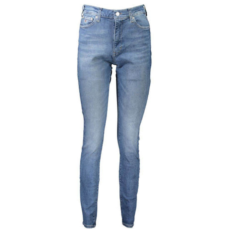 Tommy Hilfiger Blue Cotton Women's Skinny Jean - Hilstor