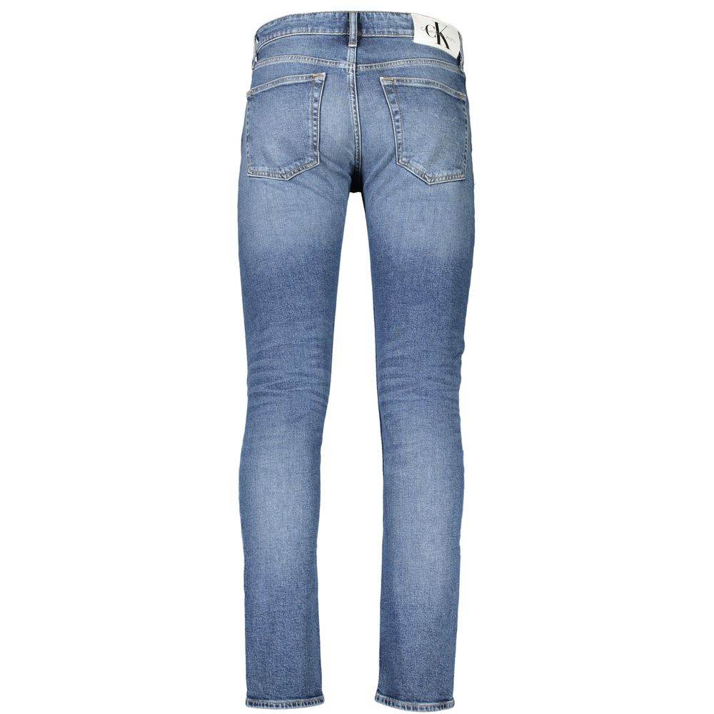 Calvin Klein Blue Cotton Men Jeans - Hilstor