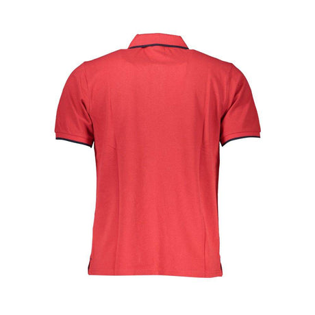 North Sails Red Cotton Polo Shirt - Hilstor