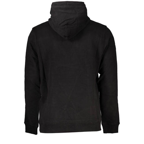 Tommy Hilfiger Black Cotton Men Sweater with Hood - Hilstor