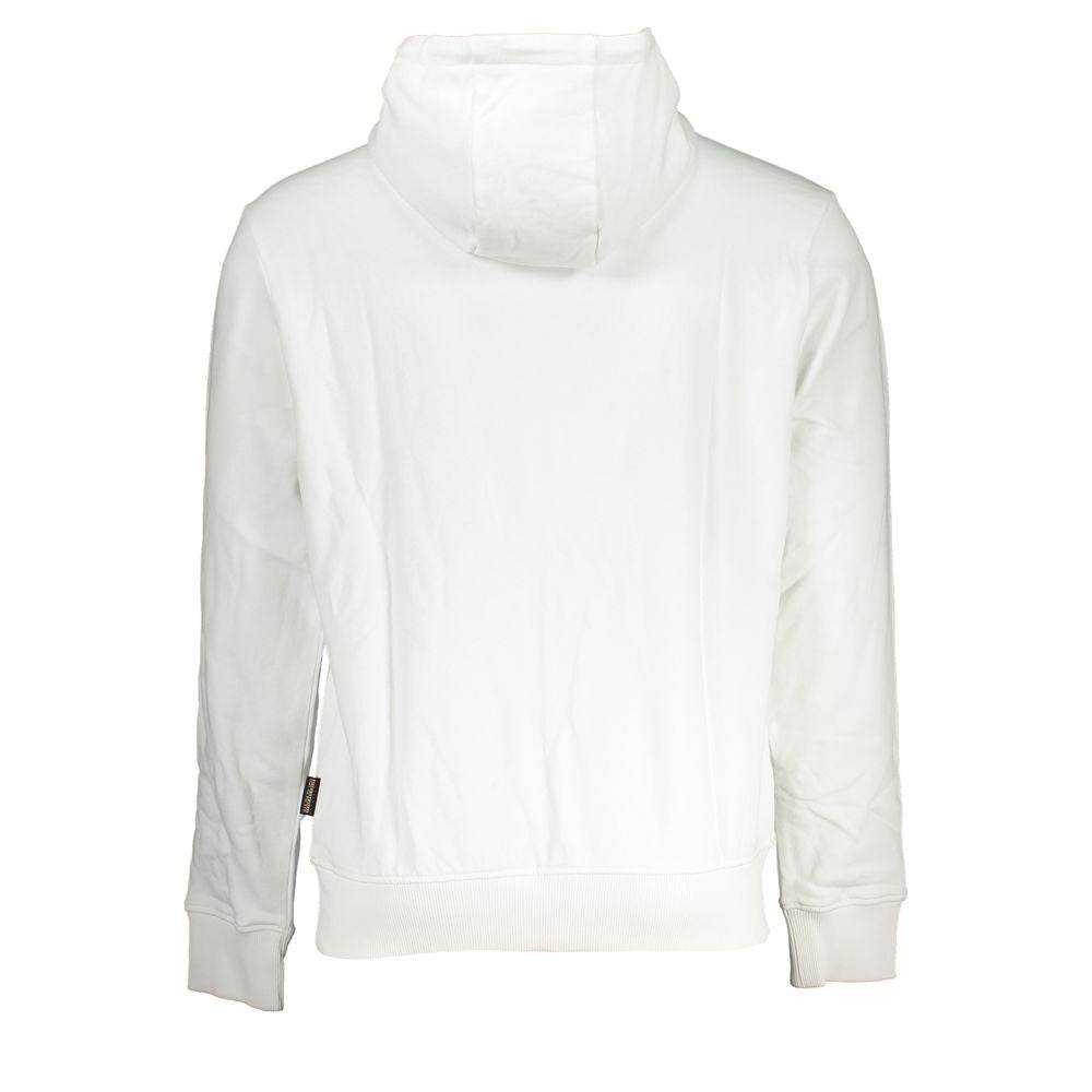 Napapijri White Cotton Men Sweater - Hilstor