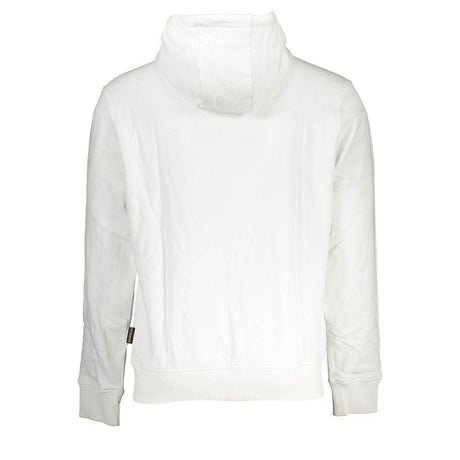 Napapijri White Cotton Men Sweater - Hilstor