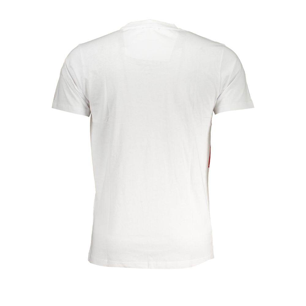 Cavalli Class White Cotton T-Shirt - Hilstor