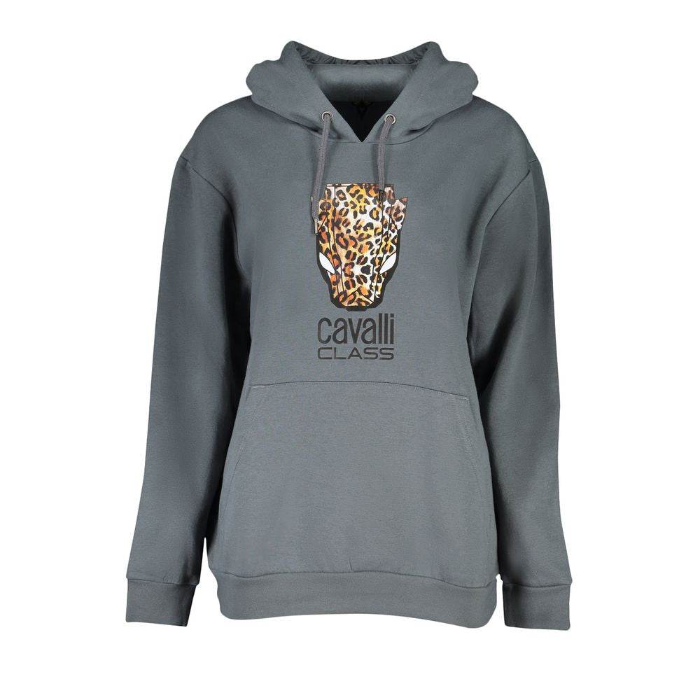 Cavalli Class Gray Cotton Women Sweater - Hilstor