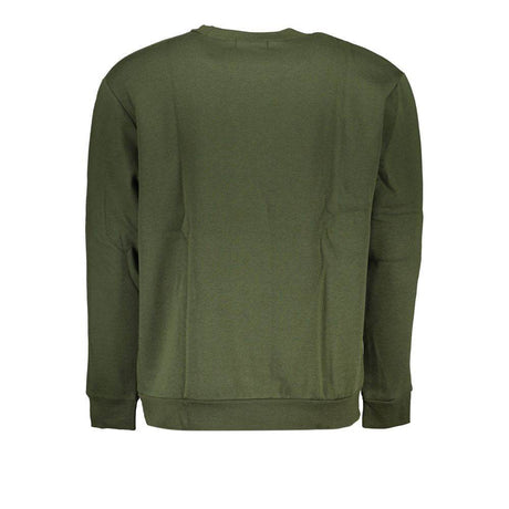 Cavalli Class Green Cotton Men Sweater - Hilstor