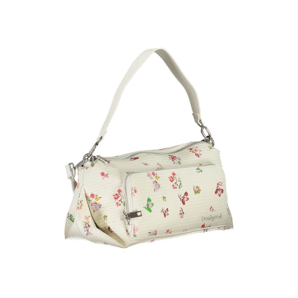 Desigual White Polyethylene Handbag - Hilstor