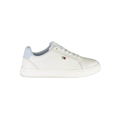 Tommy Hilfiger White Polyester Sneaker - Hilstor