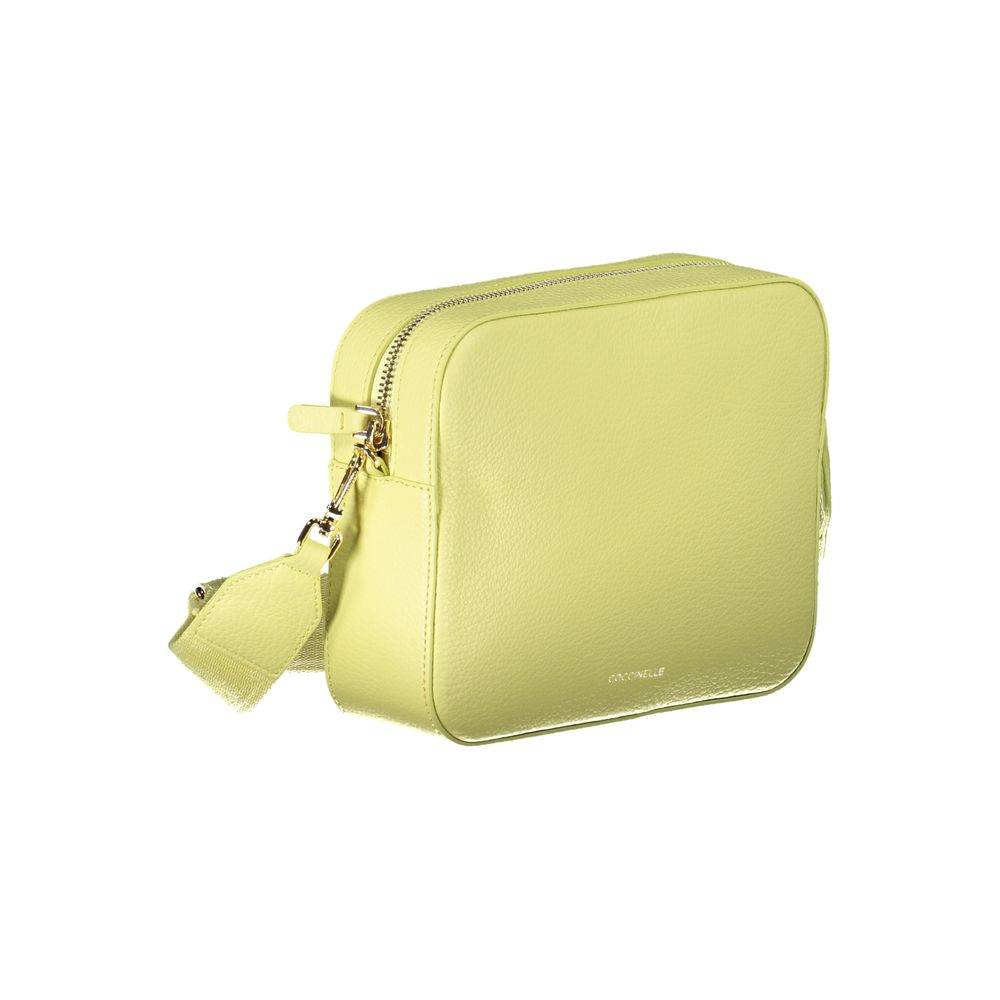 Coccinelle Yellow Leather Handbag - Hilstor