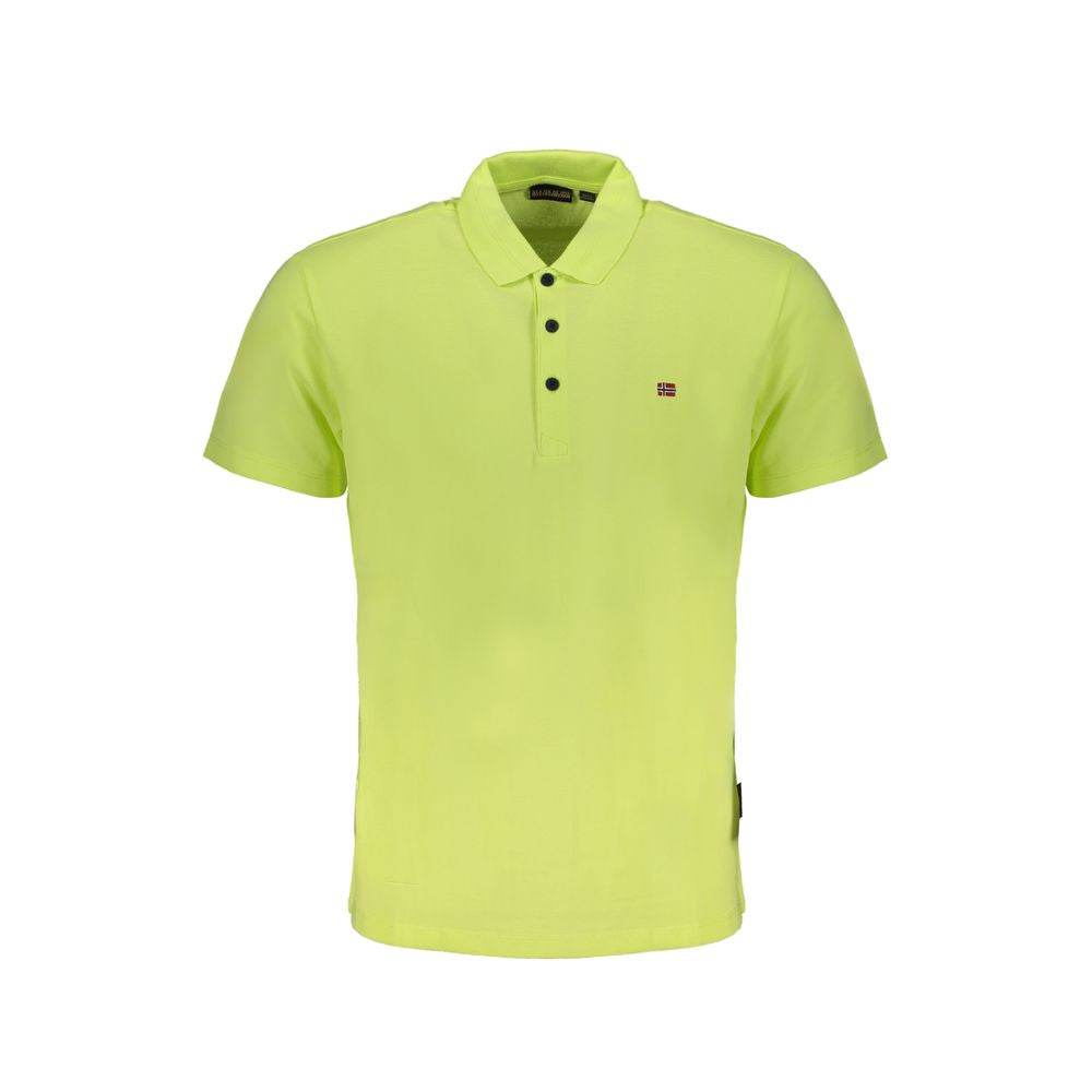 Napapijri Yellow Cotton T-Shirt - Hilstor