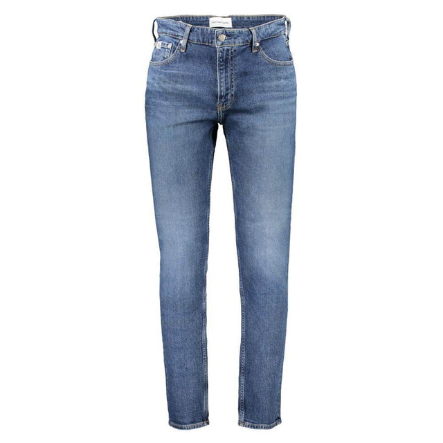 Calvin Klein Blue Cotton Men Jeans - Hilstor