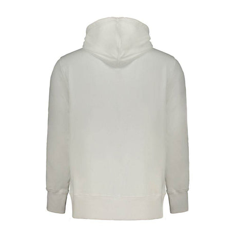 Calvin Klein White Cotton Men Sweater with Hood - Hilstor
