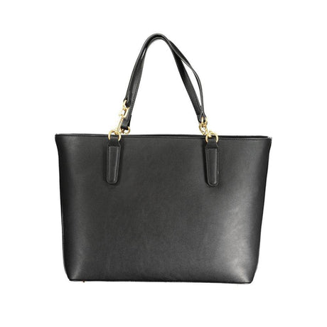 Mario Valentino Black Polyethylene Handbag - Hilstor