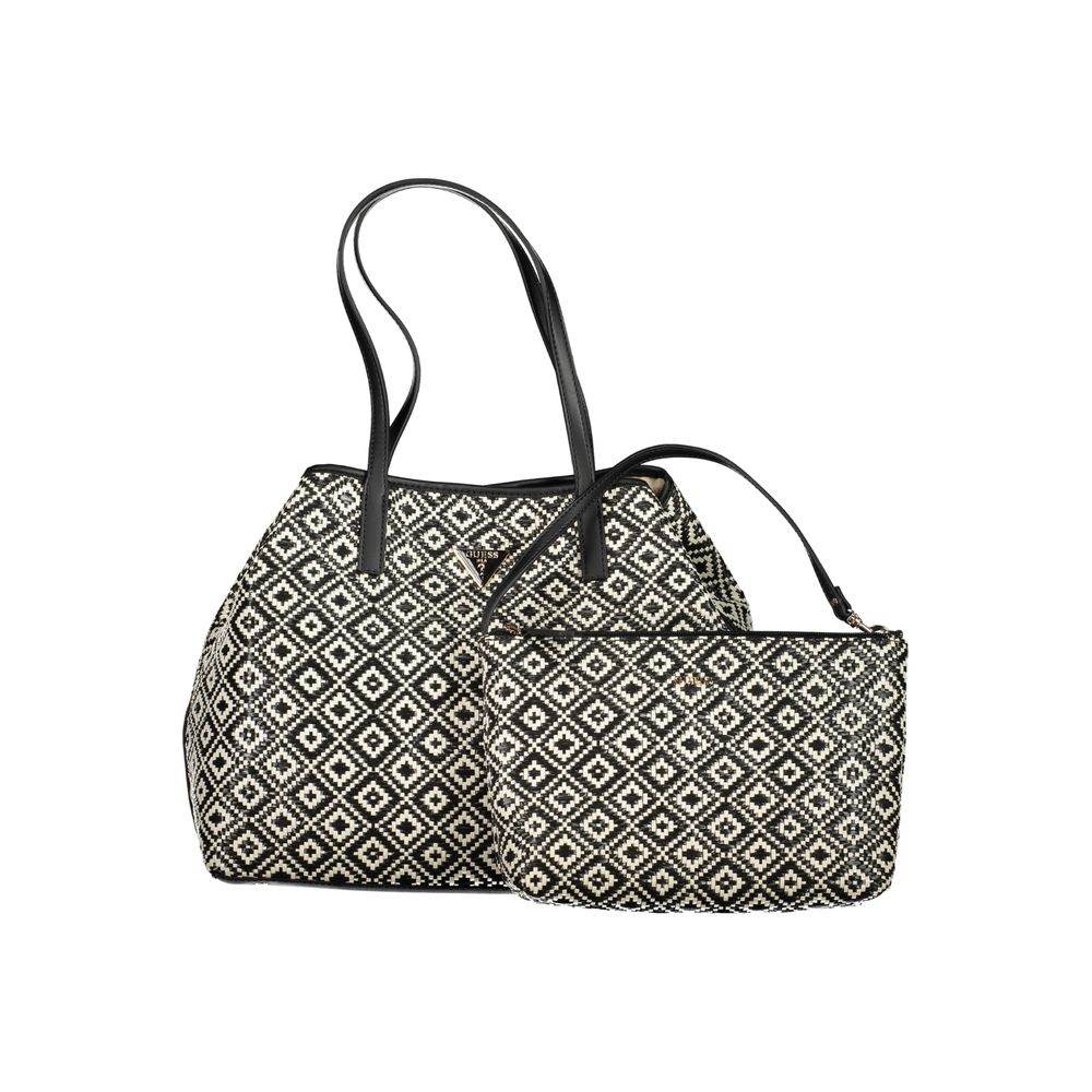 Guess Jeans Black Polyethylene Handbag - Hilstor