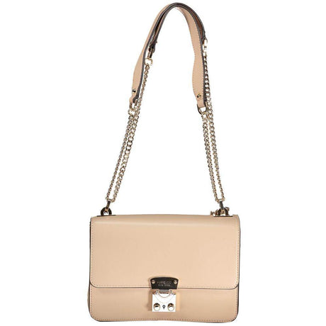 Guess Jeans Beige Polyethylene Handbag - Hilstor