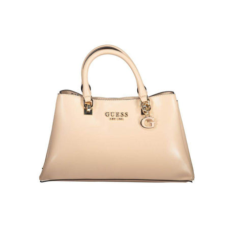 Guess Jeans Beige Polyethylene Handbag - Hilstor