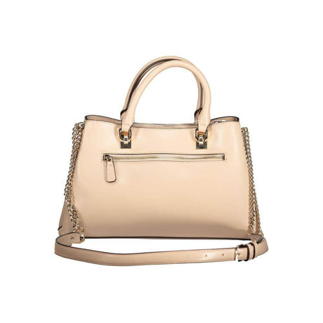 Guess Jeans Beige Polyethylene Handbag - Hilstor