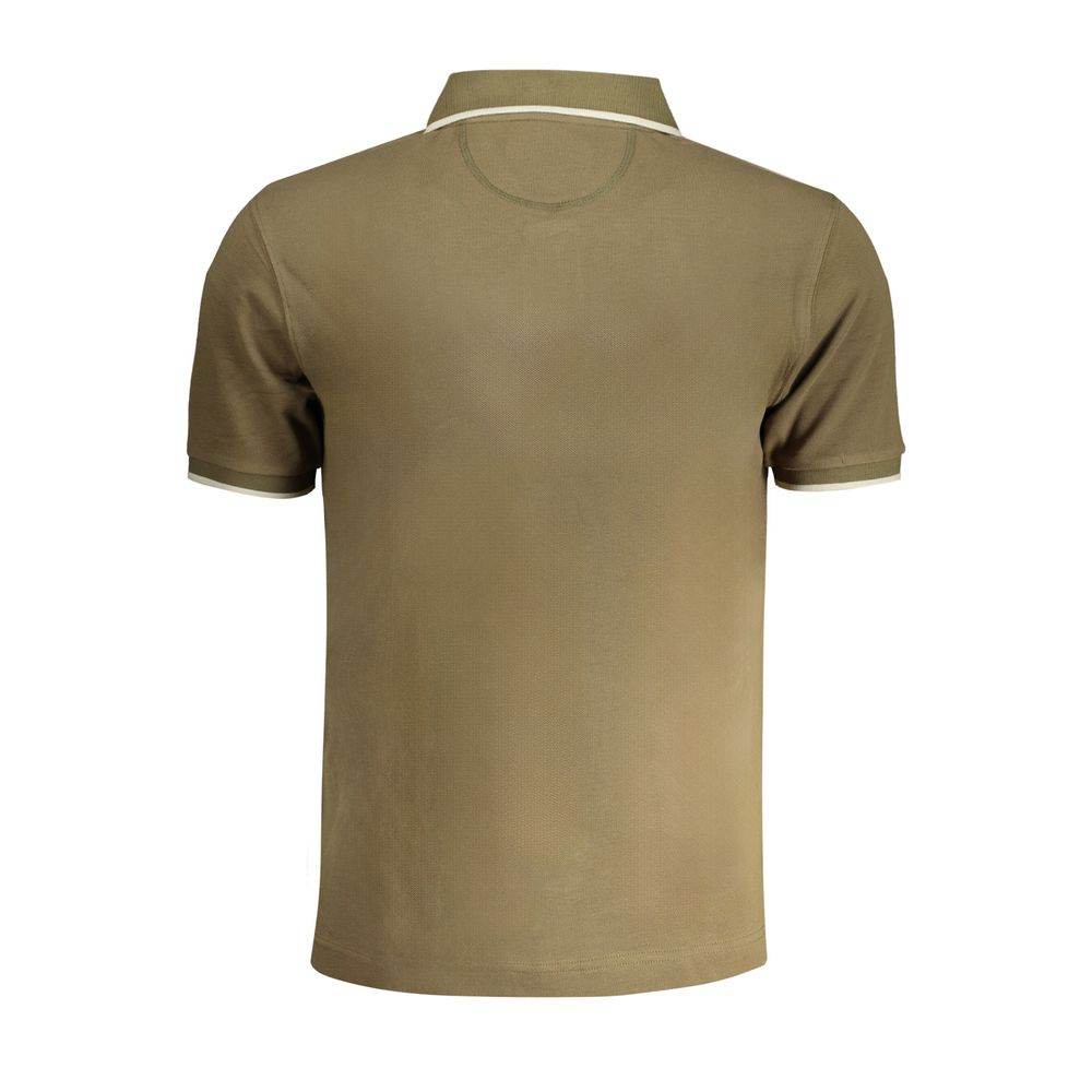 La Martina Green Cotton Polo Shirt - Hilstor