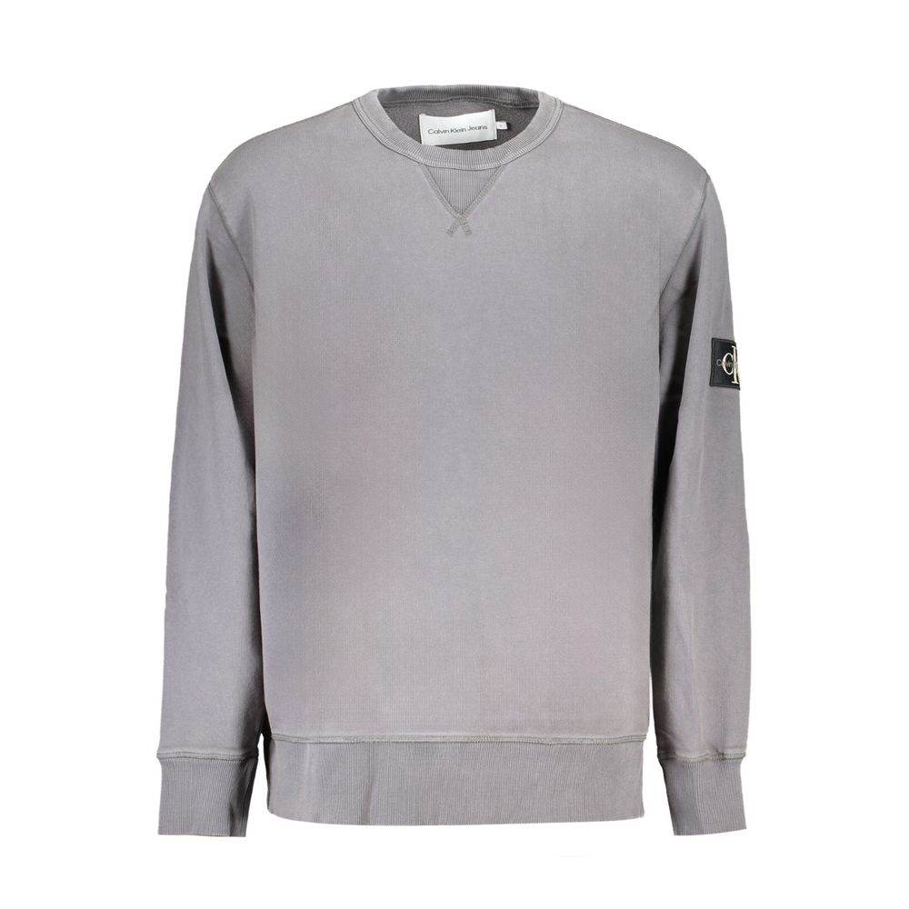 Calvin Klein Gray Cotton Men Sweater - Hilstor