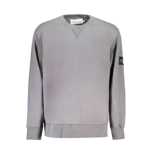 Calvin Klein Gray Cotton Men Sweater - Hilstor