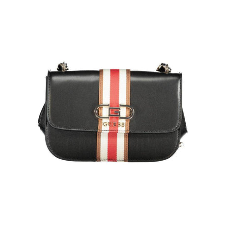 Guess Jeans Black Polyethylene Handbag - Hilstor