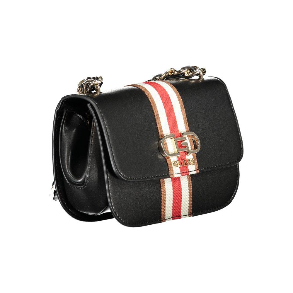 Guess Jeans Black Polyethylene Handbag - Hilstor