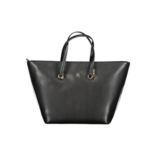 Tommy Hilfiger Black Polyethylene Handbag - Hilstor
